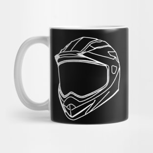 Motorcycle Helmet Mug